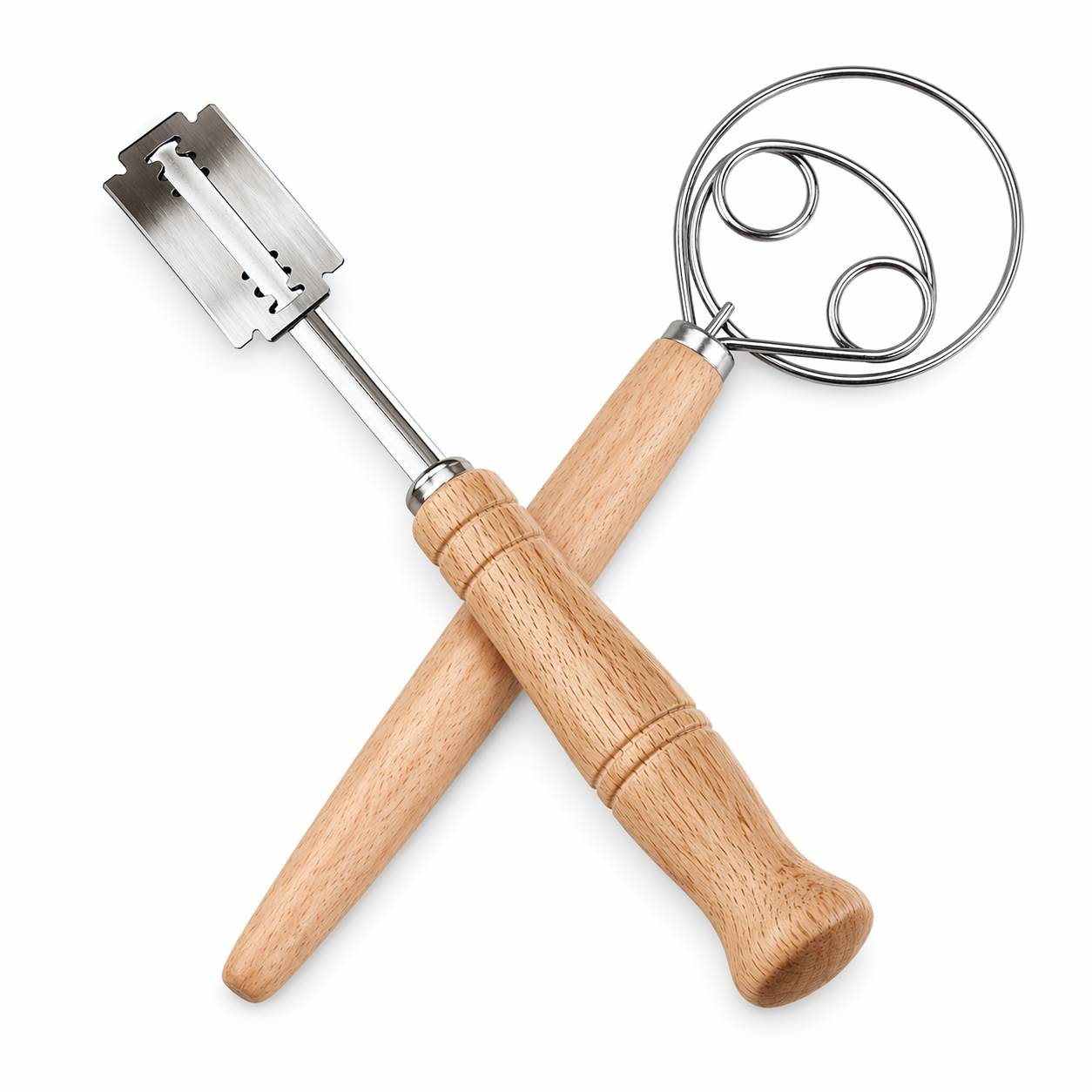 Kit del Fornaio di Rosa (Frusta Danese + Lametta per Pane)