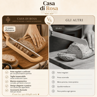 Il nostro affettapane vs gli altri - confronto Casa di Rosa