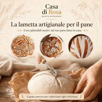 La lametta artigianale per il pane - crea splendidi motivi