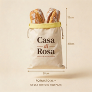Formato XL - ci sta tutto il tuo pane - 30x40 cm