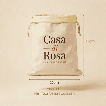 Misura L - per i tuoi panini e cornetti - 20x30 cm